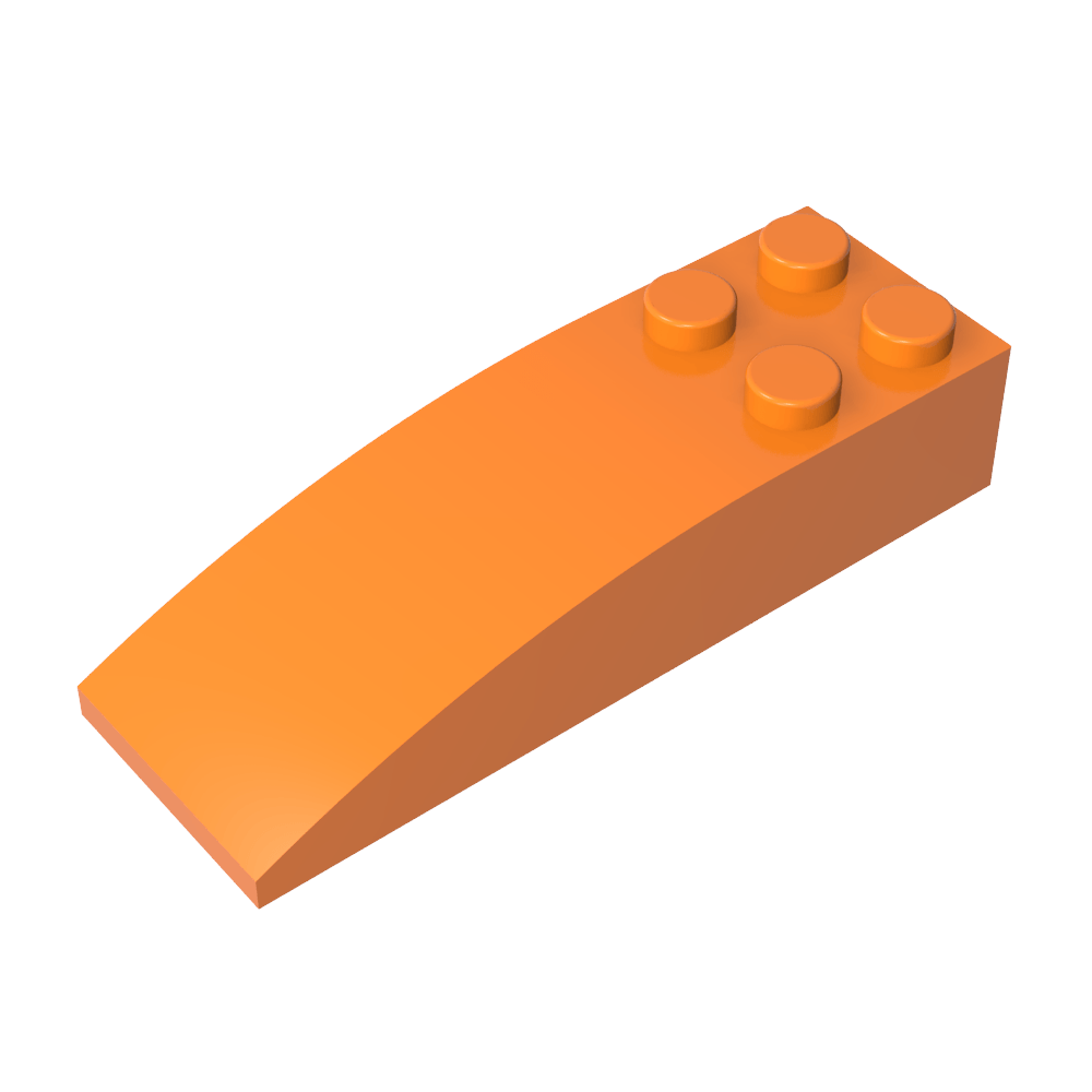 Ladrillo curvo 6 x 2-MyGobricksEs