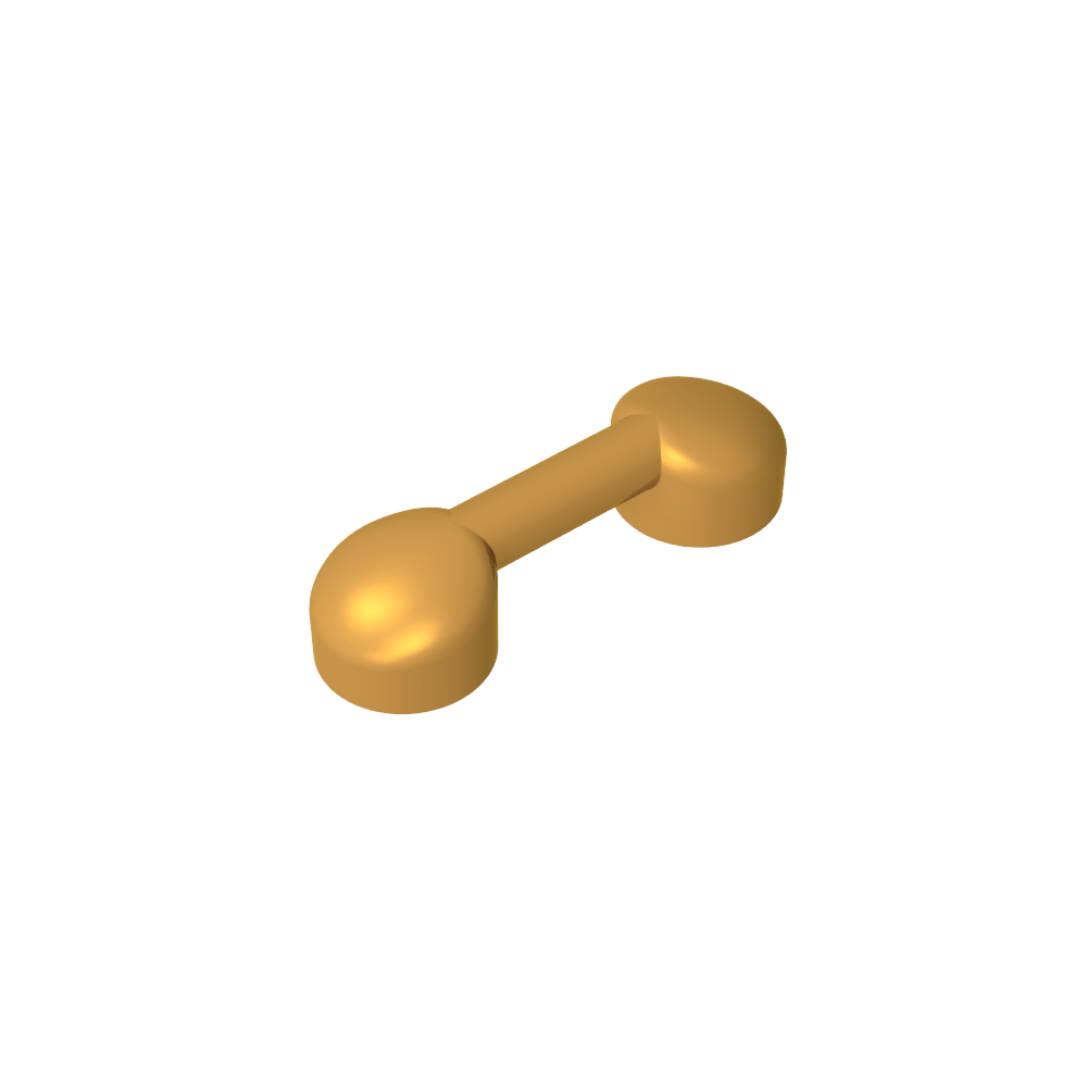 Barra 1 x 3 (Mango de radio, Auricular de teléfono)-MyGobricksEs