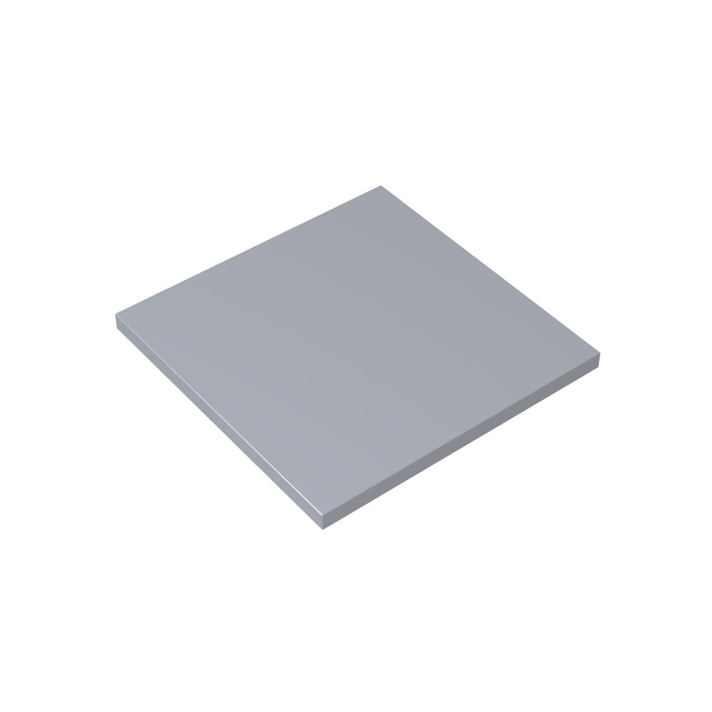 Azulejo de 6 x 6 con tubos inferiores-MyGobricksEs