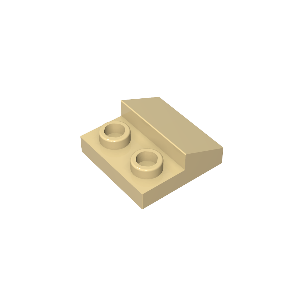 Pendiente 45 2 x 1 con recorte 2/3-MyGobricksEs