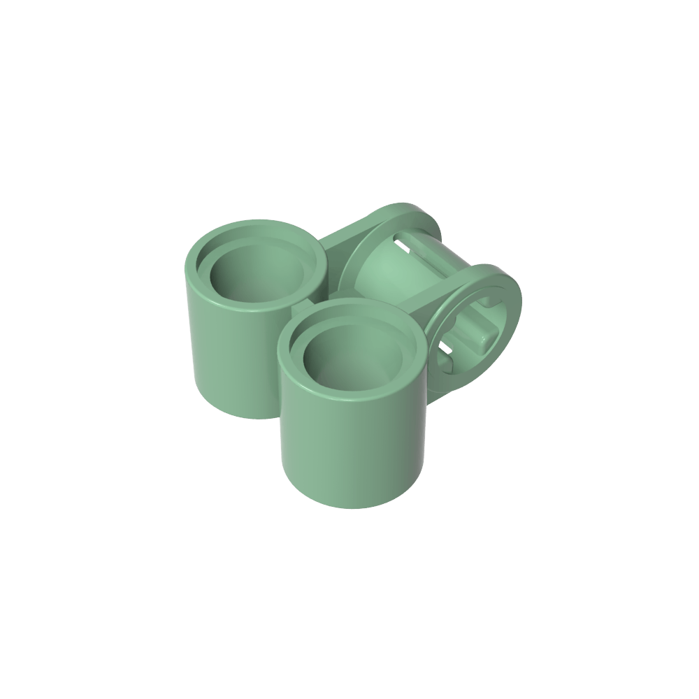 Conector de eje y pasador Technic perpendicular doble-MyGobricksEs