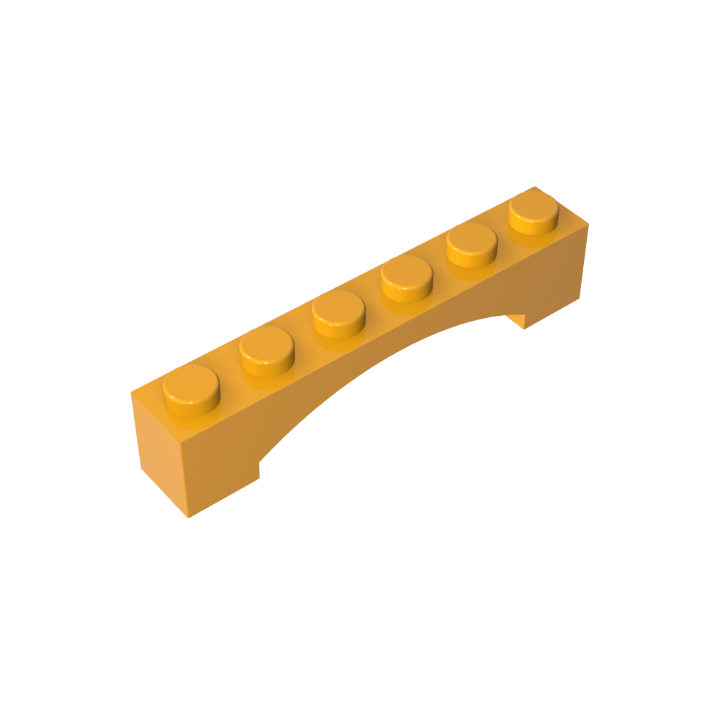 Arco de Ladrillo 1 x 6 Arco Elevado-MyGobricksEs