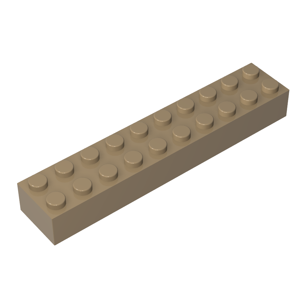 Ladrillo 2 x 10-MyGobricksEs