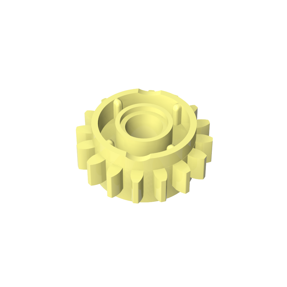 Engranaje Technic de 16 dientes con embrague en ambos lados-MyGobricksEs