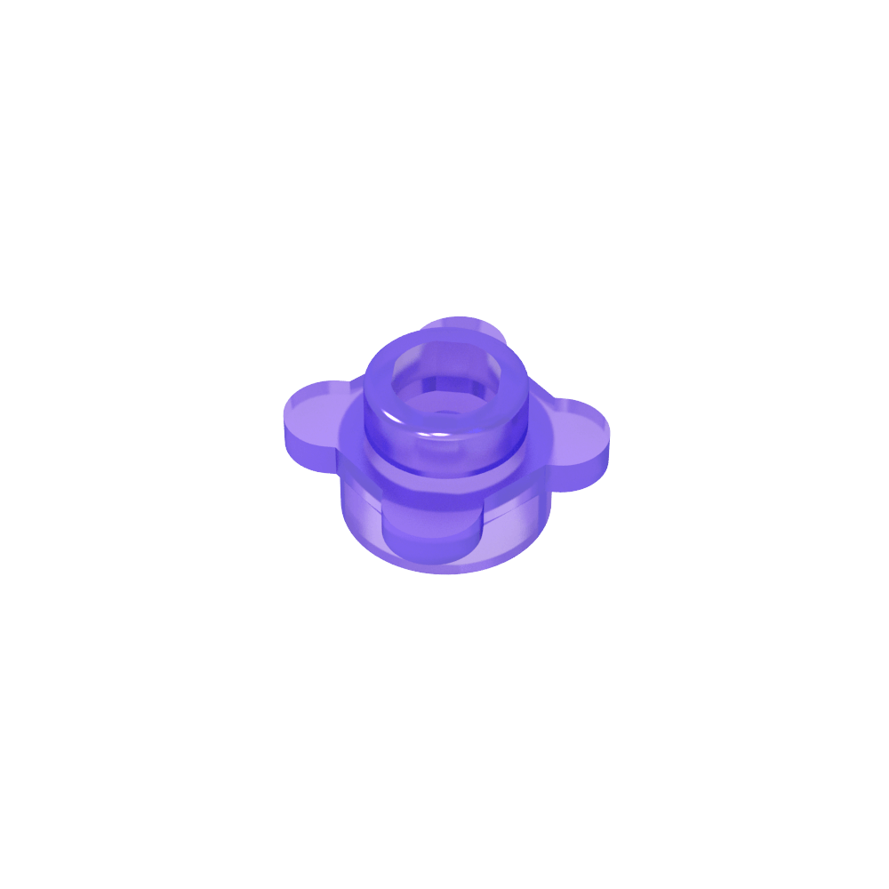 Planta, Flor, Plato Redondo 1 x 1 con 4 Pétalos-MyGobricksEs