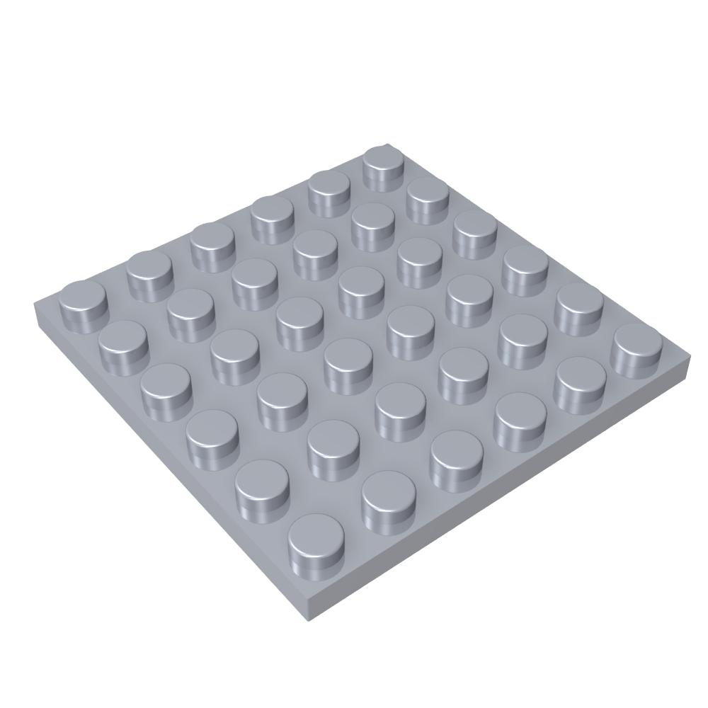 Placa 6 x 6-MyGobricksEs