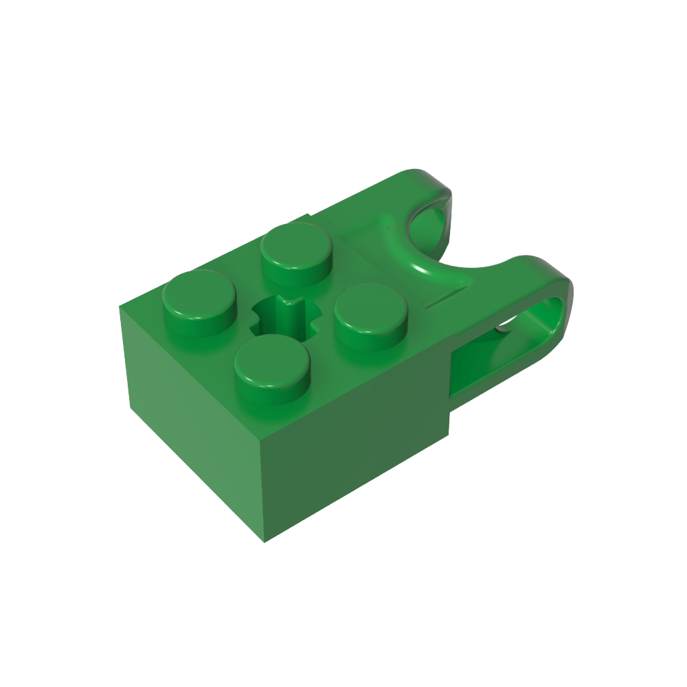 Technic Brick Special 2 x 2 con receptáculo de bola ancho y orificio para eje-MyGobricksEs