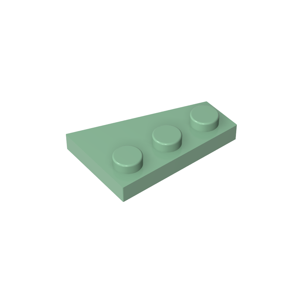 Placa de cuña 3 x 2 izquierda-MyGobricksEs