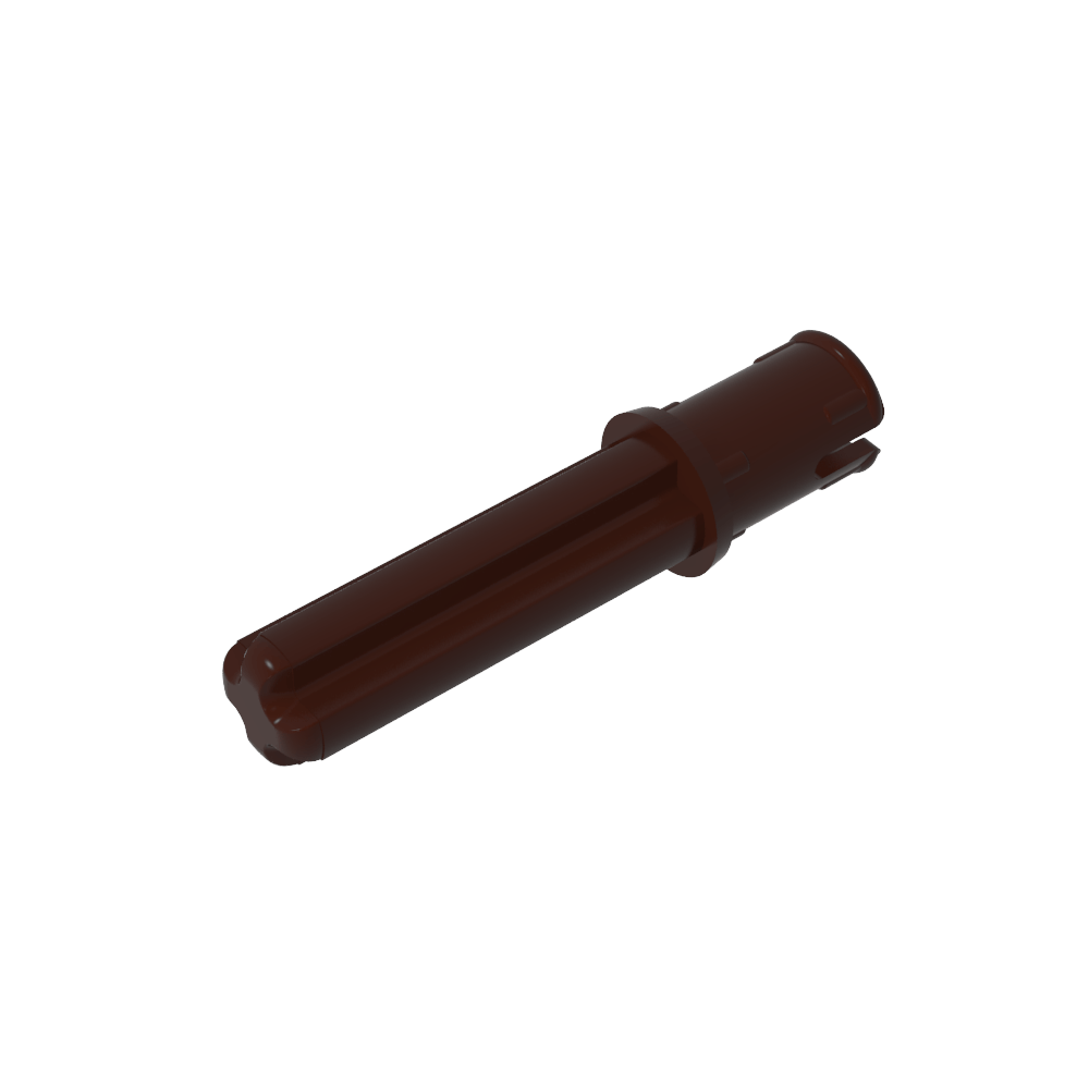 Pasador de eje Technic 3L con crestas de fricción longitudinales y eje 2L-MyGobricksEs