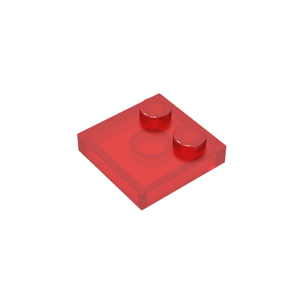 Placa Especial 2 x 2 con Solo 2 tacos-MyGobricksEs
