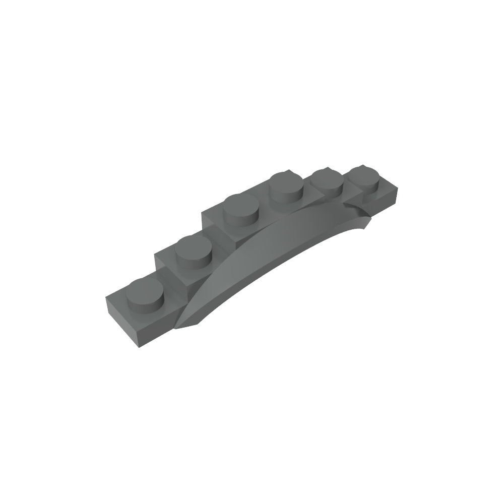 Paso de rueda, guardabarros, 1 1/2 x 6 x 1 [Arco extendido]-MyGobricksEs