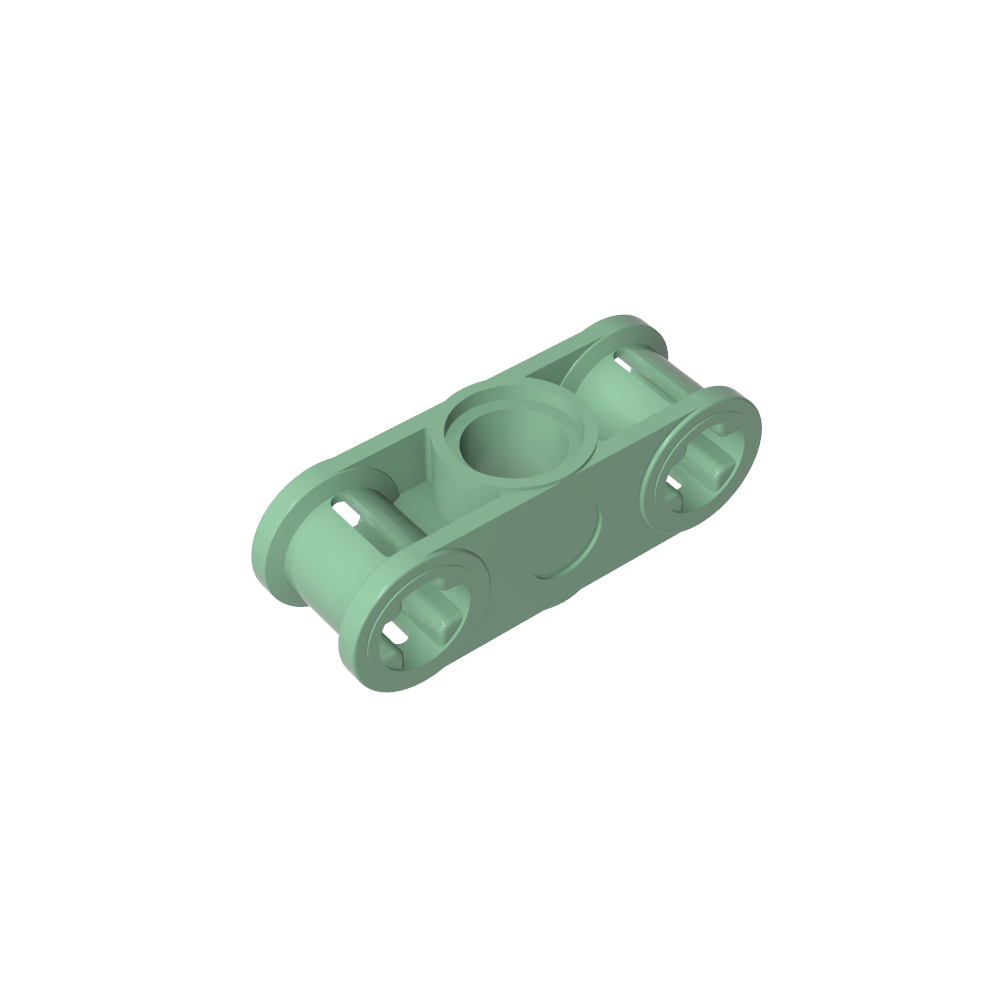 Conector de eje y pasador Technic perpendicular 3L con orificio para pasador central-MyGobricksEs