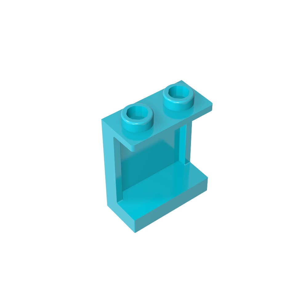 Panel 1 x 2 x 2 [Soportes laterales / Montantes huecos]-MyGobricksEs