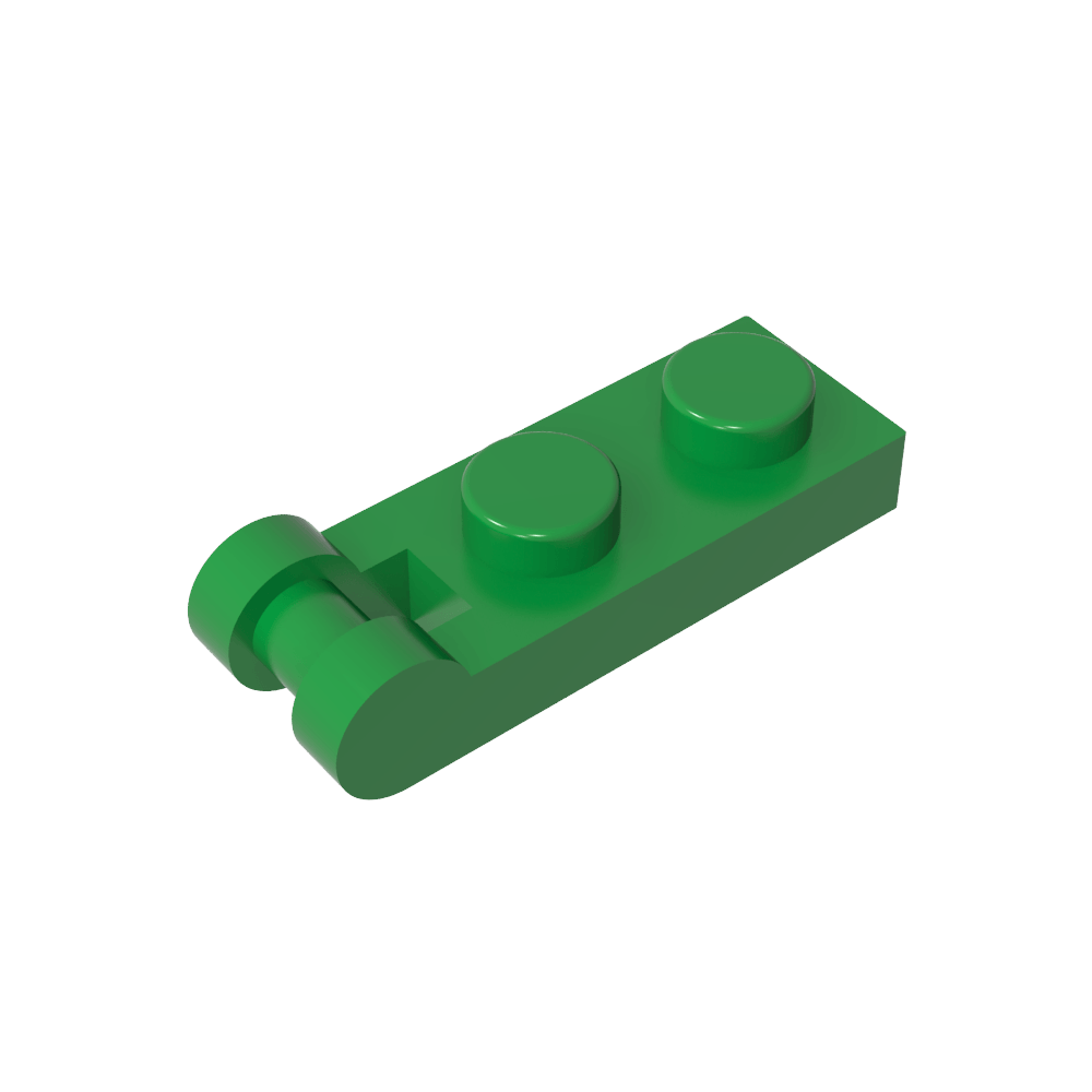 Placa Especial 1 x 2 con Asa en el Extremo [Extremos Cerrados]-MyGobricksEs