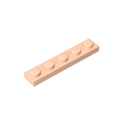 Placa 1 x 5-MyGobricksEs