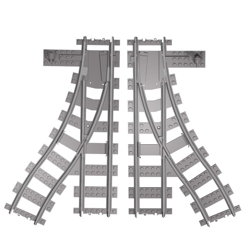 Compatible con vías de bloqueo de trenes, vías de desvío y accesorios de luces de señalización de trenes.