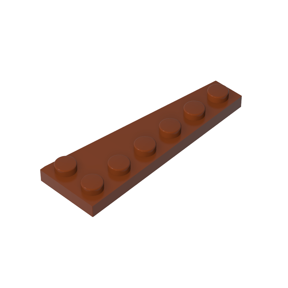 Placa de cuña 6 x 2 izquierda-MyGobricksEs