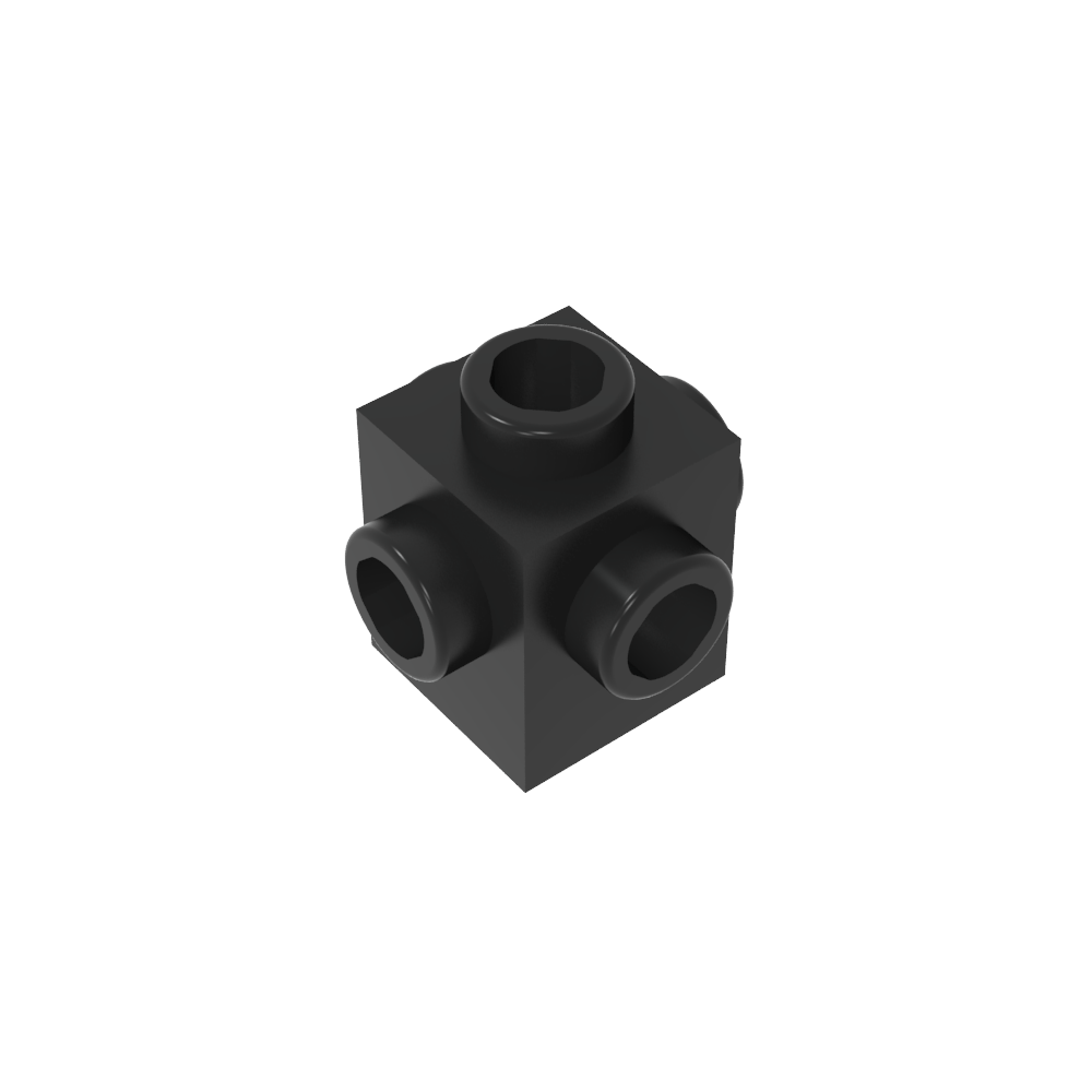 Ladrillo especial 1 x 1 pernos en los 4 lados-MyGobricksEs