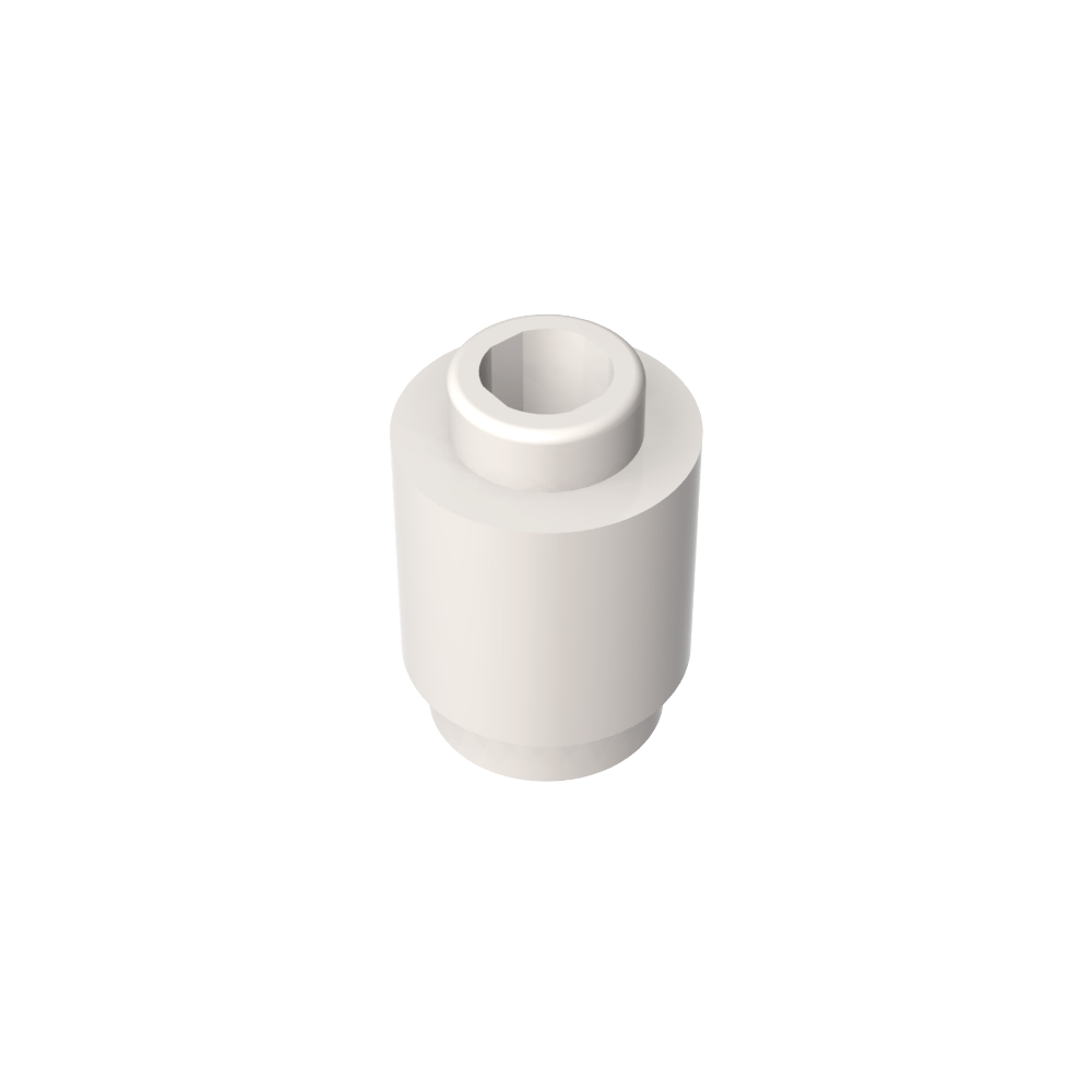 Ladrillo redondo 1 x 1 perno abierto-MyGobricksEs