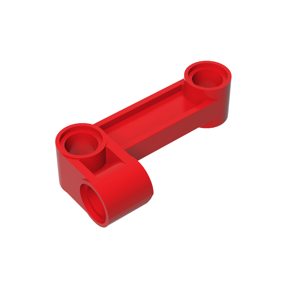 Conector Technic Pin Perpendicular 2 x 4 Doblado - Viga con Orificio de 90 Ø 4.8-MyGobricksEs