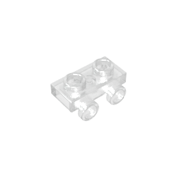 Placa modificada 1 x 2 con 2 puntos salientes-MyGobricksEs
