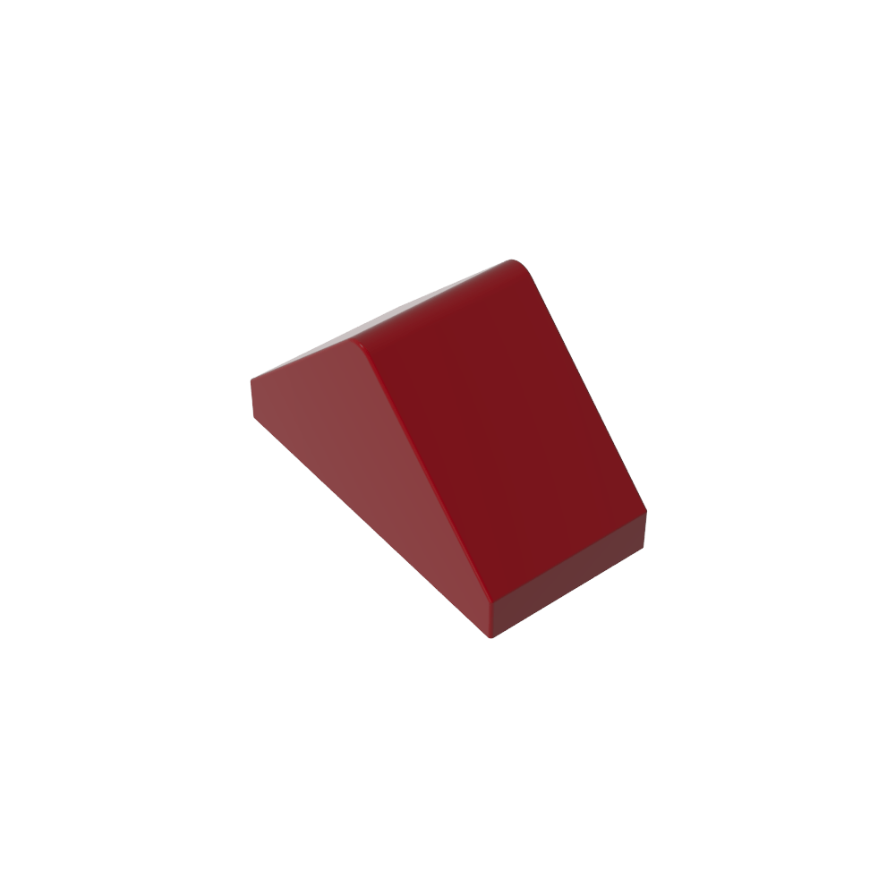 Pendiente 45° 2 x 1 Doble con Pasador Inferior Ovoide-MyGobricksEs