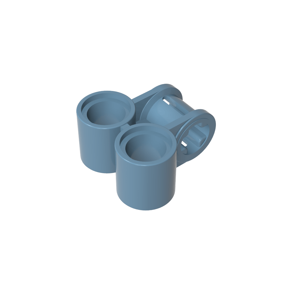 Conector de eje y pasador Technic perpendicular doble-MyGobricksEs