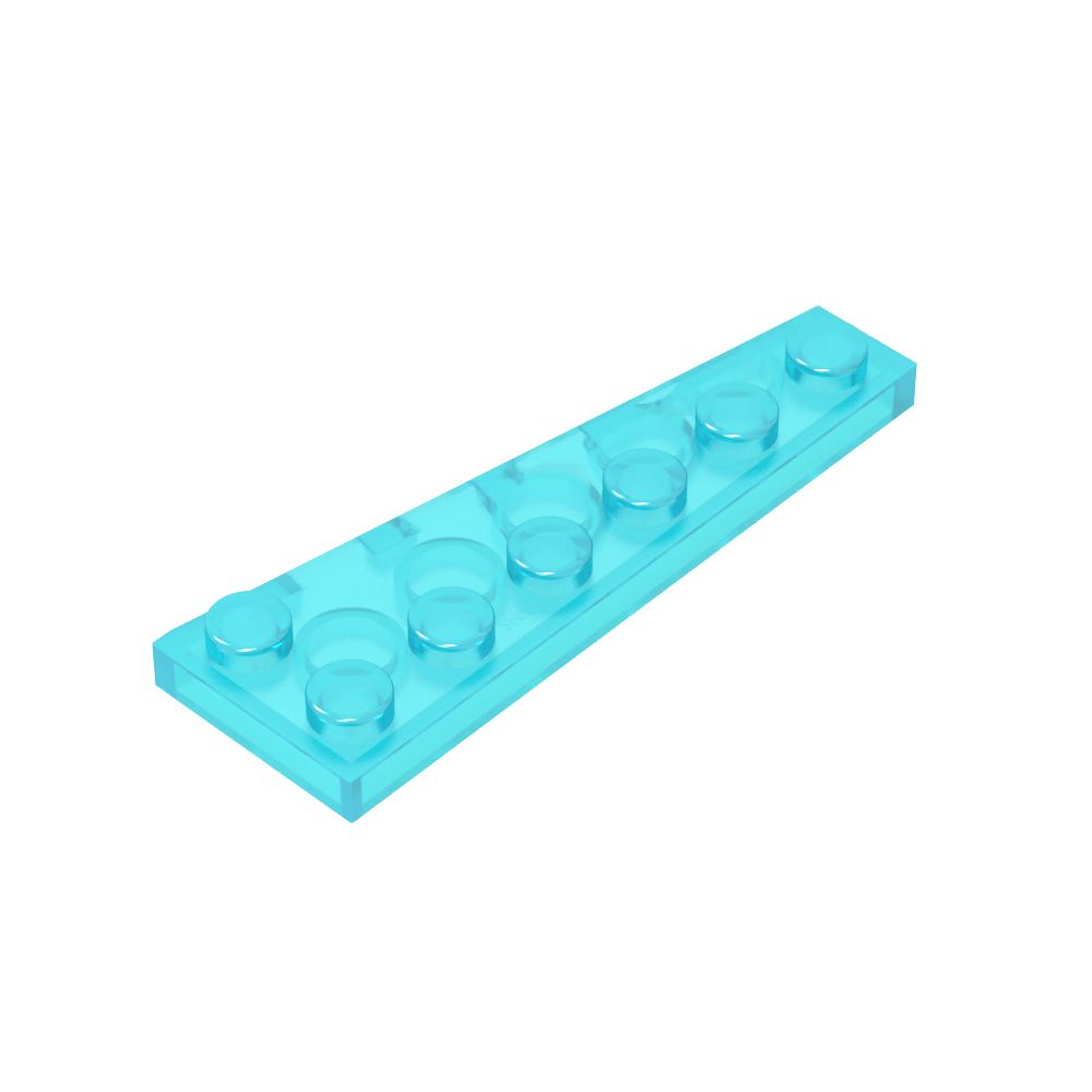 Placa de cuña 6 x 2 izquierda-MyGobricksEs