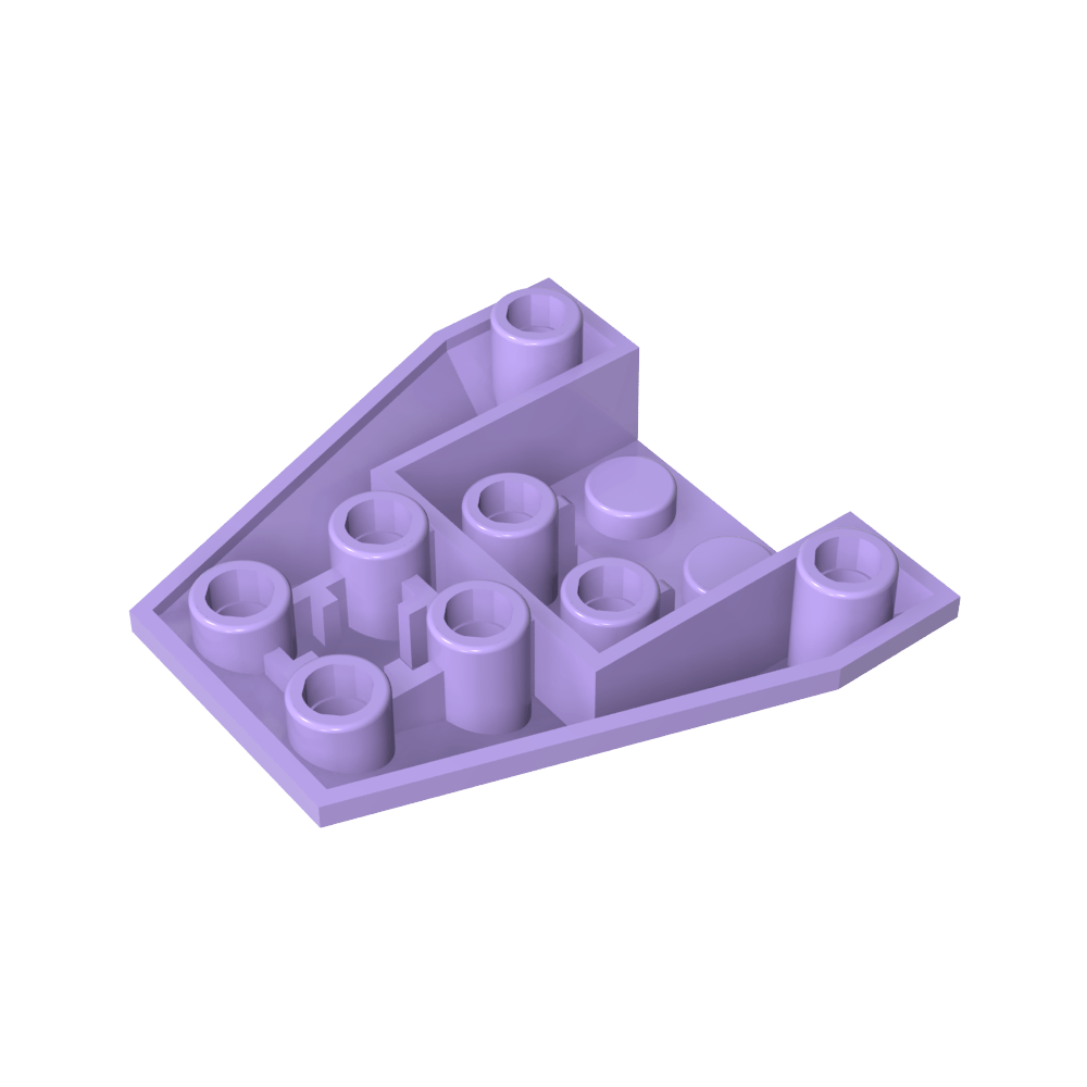 Triple cuña inclinada invertida 4 x 4 [4 conexiones entre montantes delanteros]-MyGobricksEs