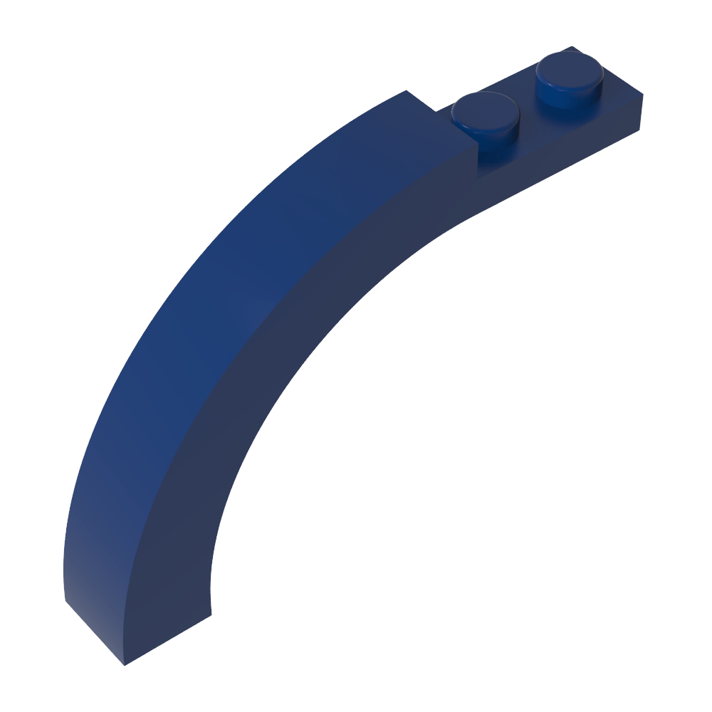 Arco de ladrillo 1 x 6 x 3 1/3 parte superior curva-MyGobricksEs