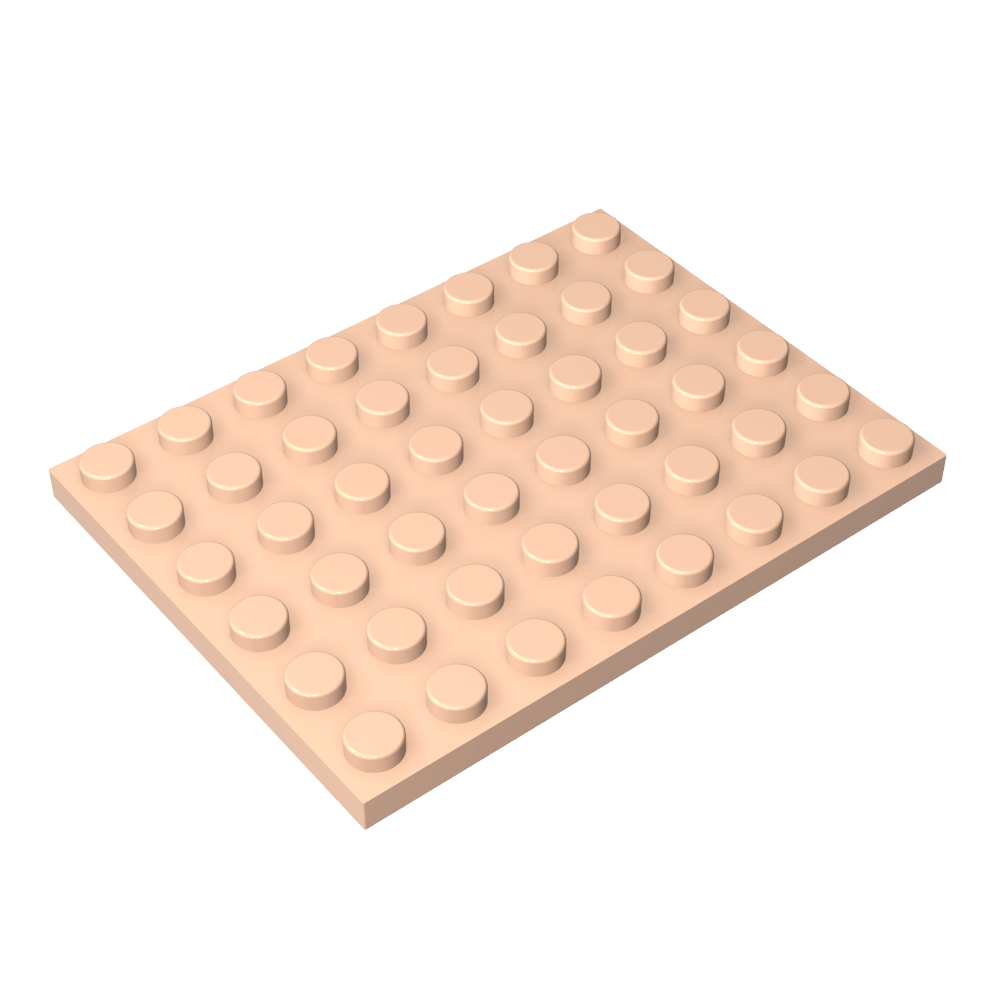 Placa 6 x 8-MyGobricksEs