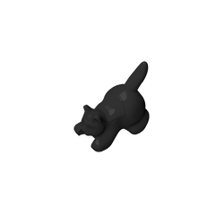 Animal, gato, gatito agazapado [simple]-MyGobricksEs