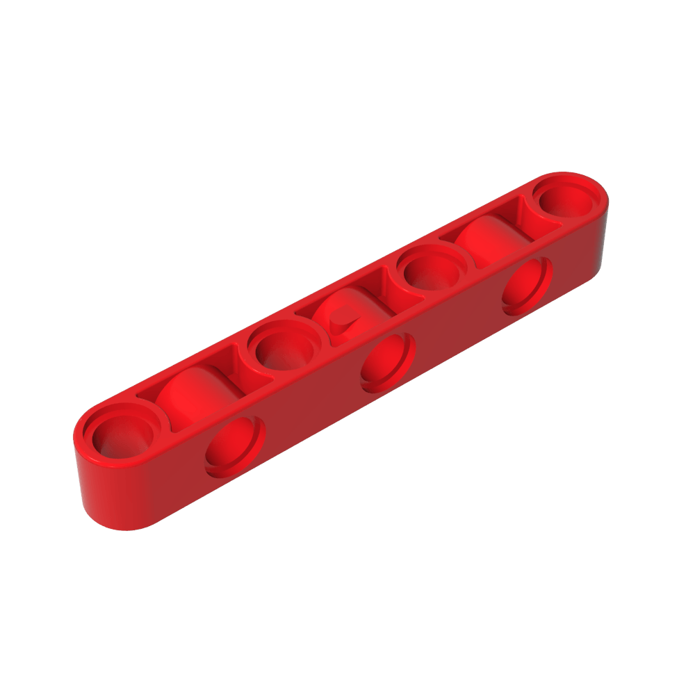 Viga técnica de 1 x 7 de espesor con agujeros alternados-MyGobricksEs