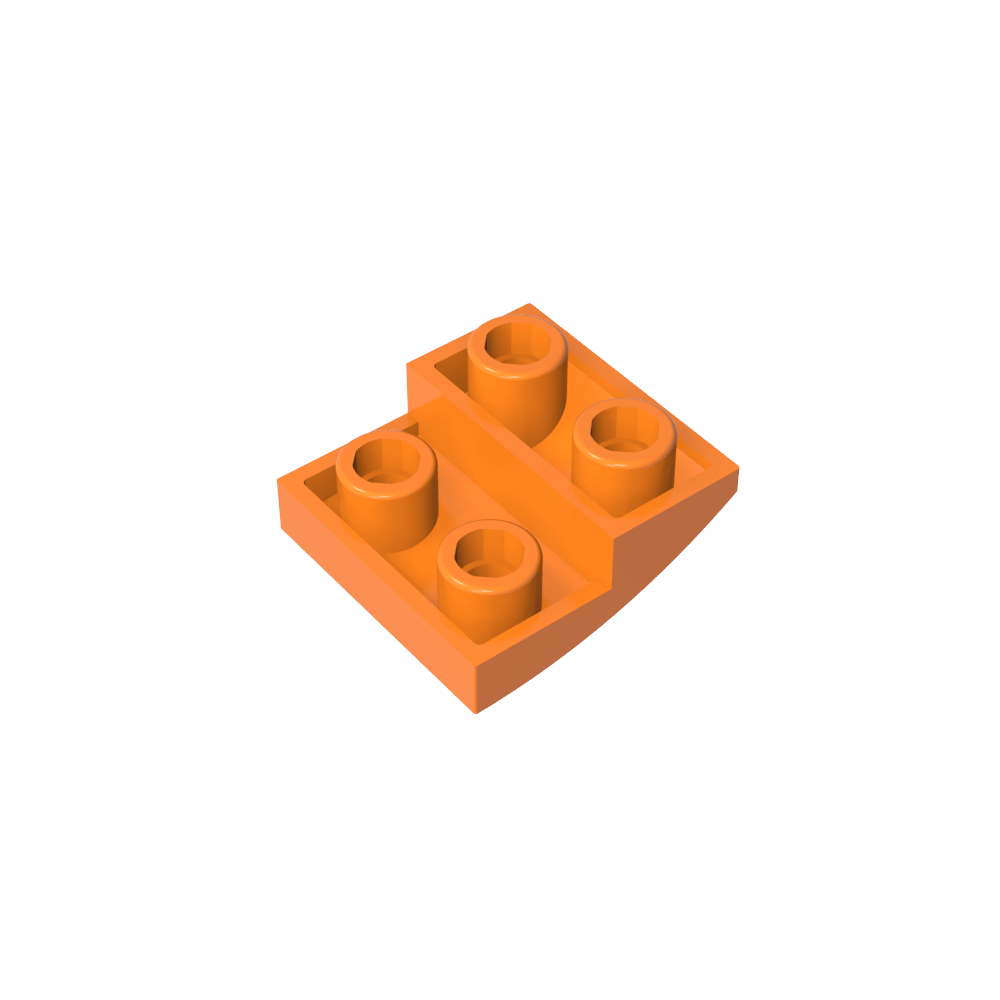 Pendiente Curva 2 x 2 Invertida-MyGobricksEs