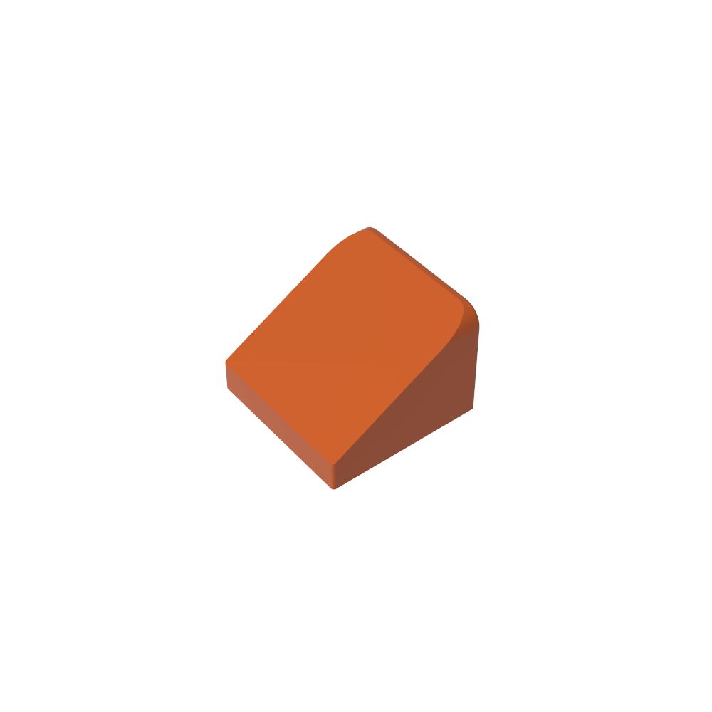 Pendiente 30° 1 x 1 x 2/3 (Pendiente de queso), Pendiente 30 1 x 1 Pendiente-MyGobricksEs