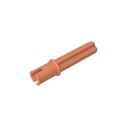 Technic, Eje 2L con Pasador sin Crestas de Fricción-MyGobricksEs