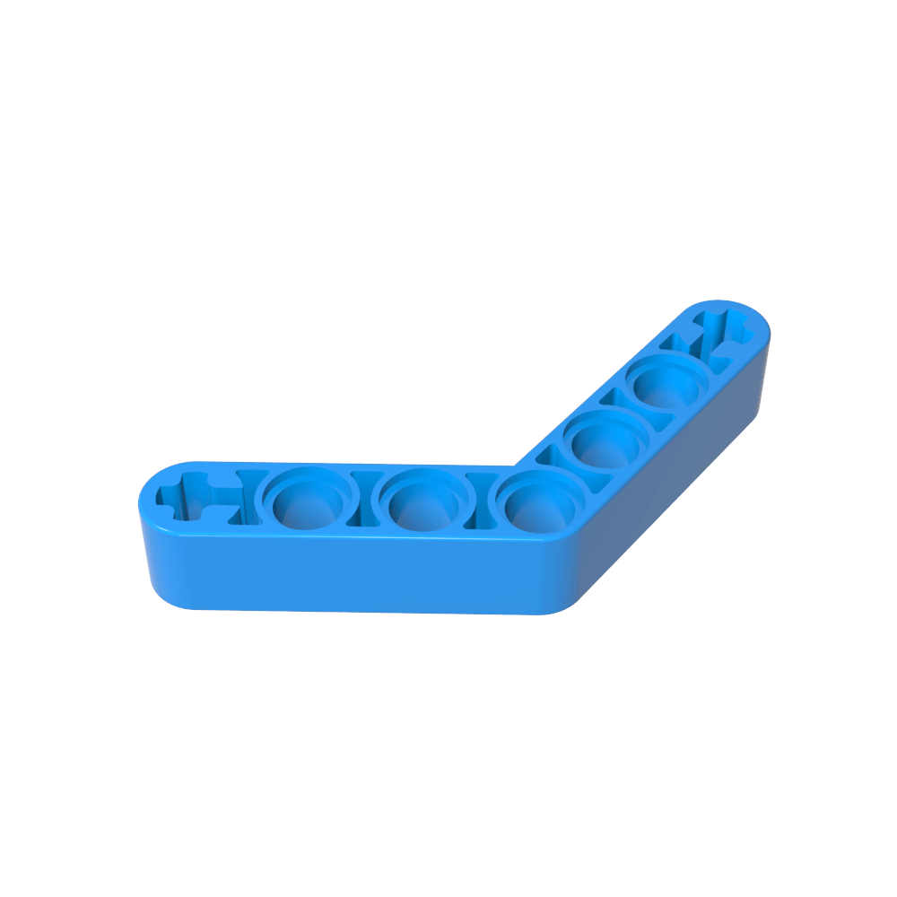 Viga técnica 1 x 7 doblada (4 - 4) de espesor-MyGobricksEs