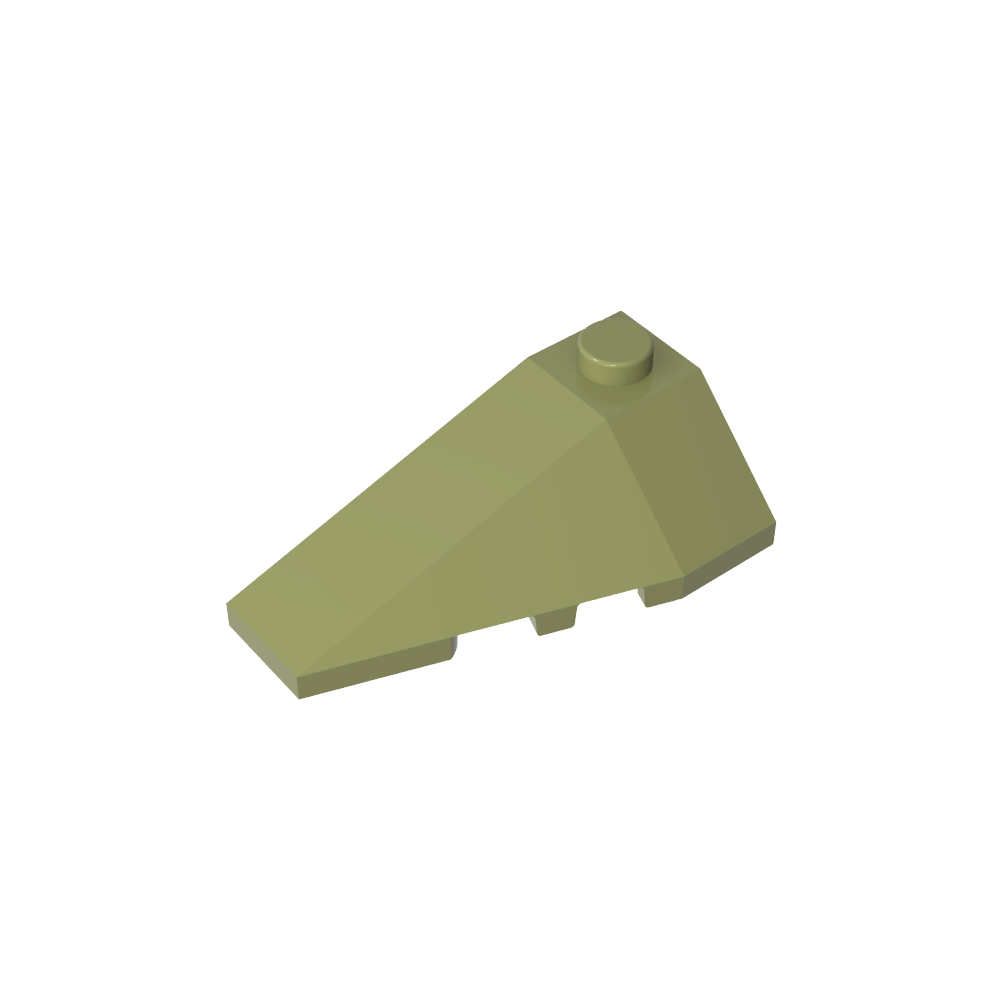 Cuña inclinada 4 x 2 triple izquierda-MyGobricksEs