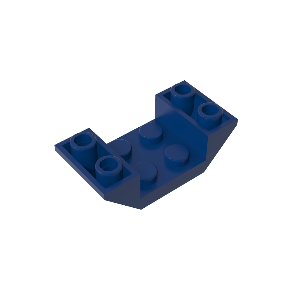 Pendiente Invertida 45° 4 x 2 Doble-MyGobricksEs