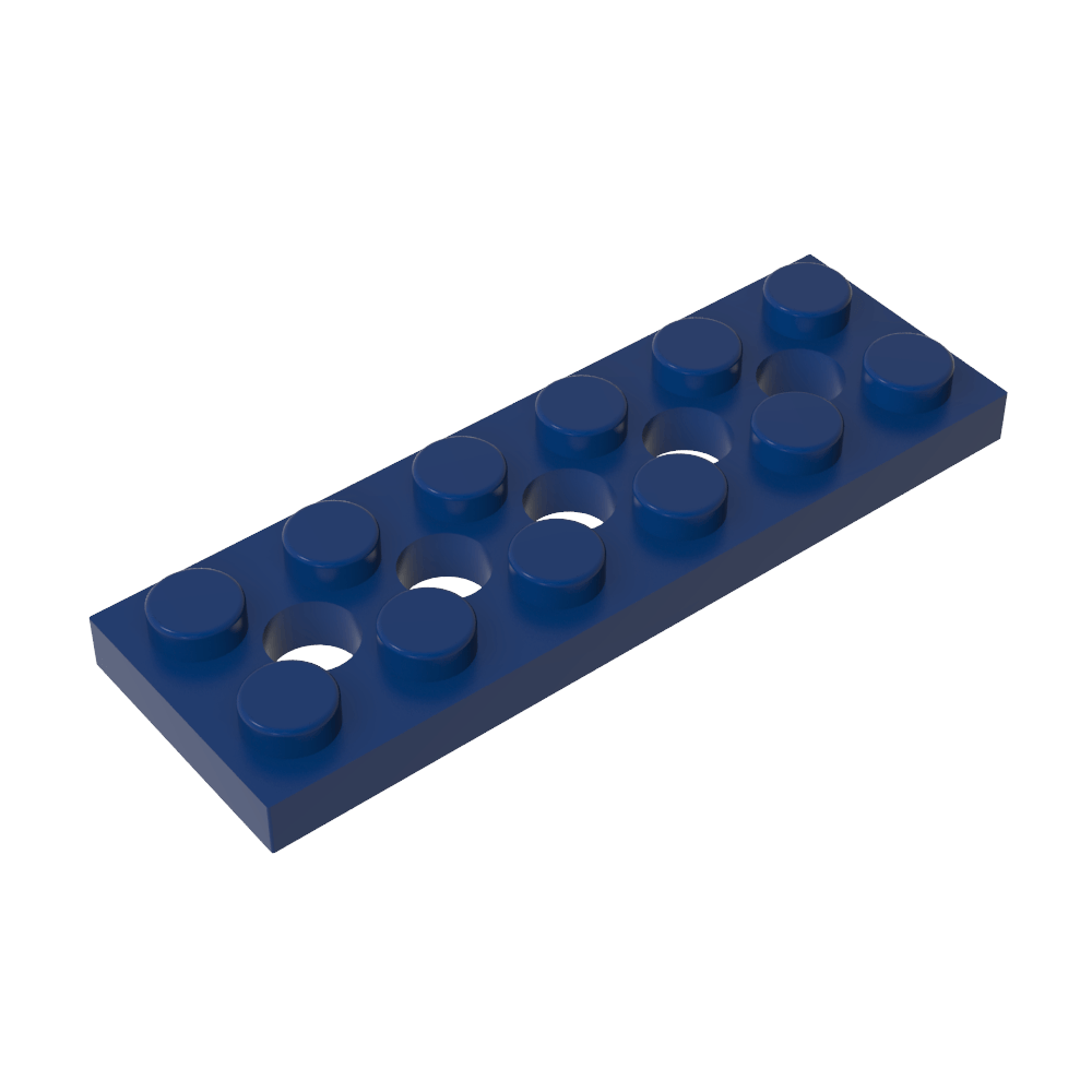 Placa técnica 2 x 6 [5 agujeros]-MyGobricksEs