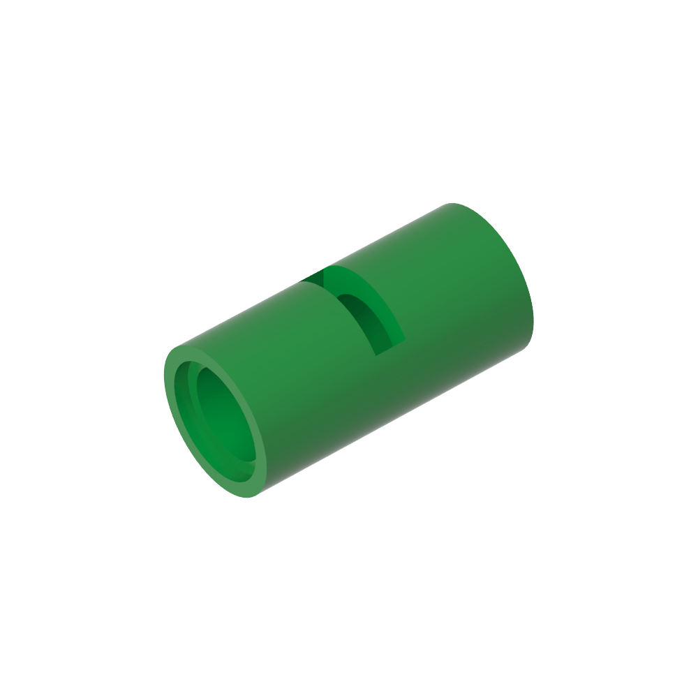 Conector de clavija Technic redondo [ranurado]-MyGobricksEs