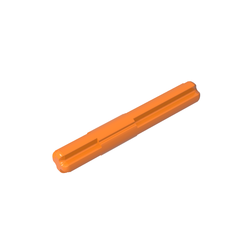 Eje Technic 4 con tope central-MyGobricksEs