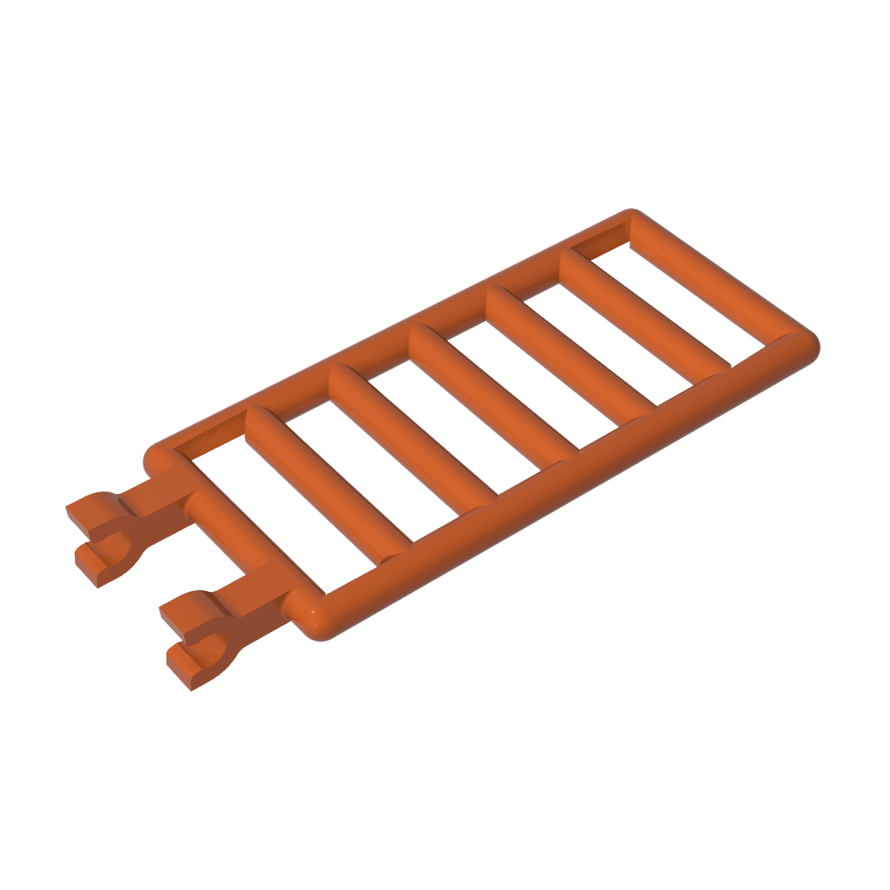 Barra 7 x 3 con clips dobles (escalera)-MyGobricksEs
