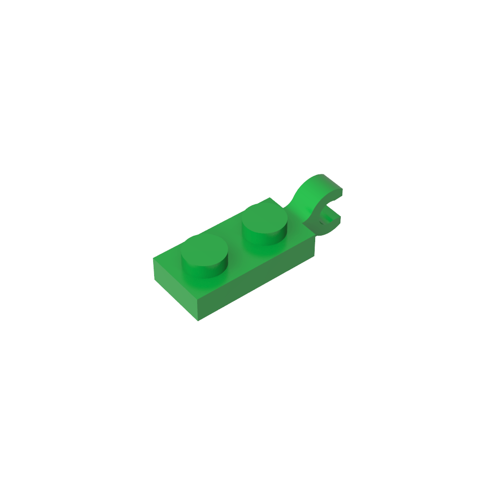 Placa Especial 1 x 2 con Clip Horizontal en el Extremo-MyGobricksEs