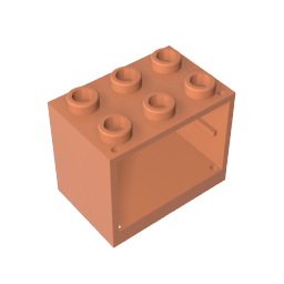 Armario 2 x 3 x 2 con montantes macizos-MyGobricksEs