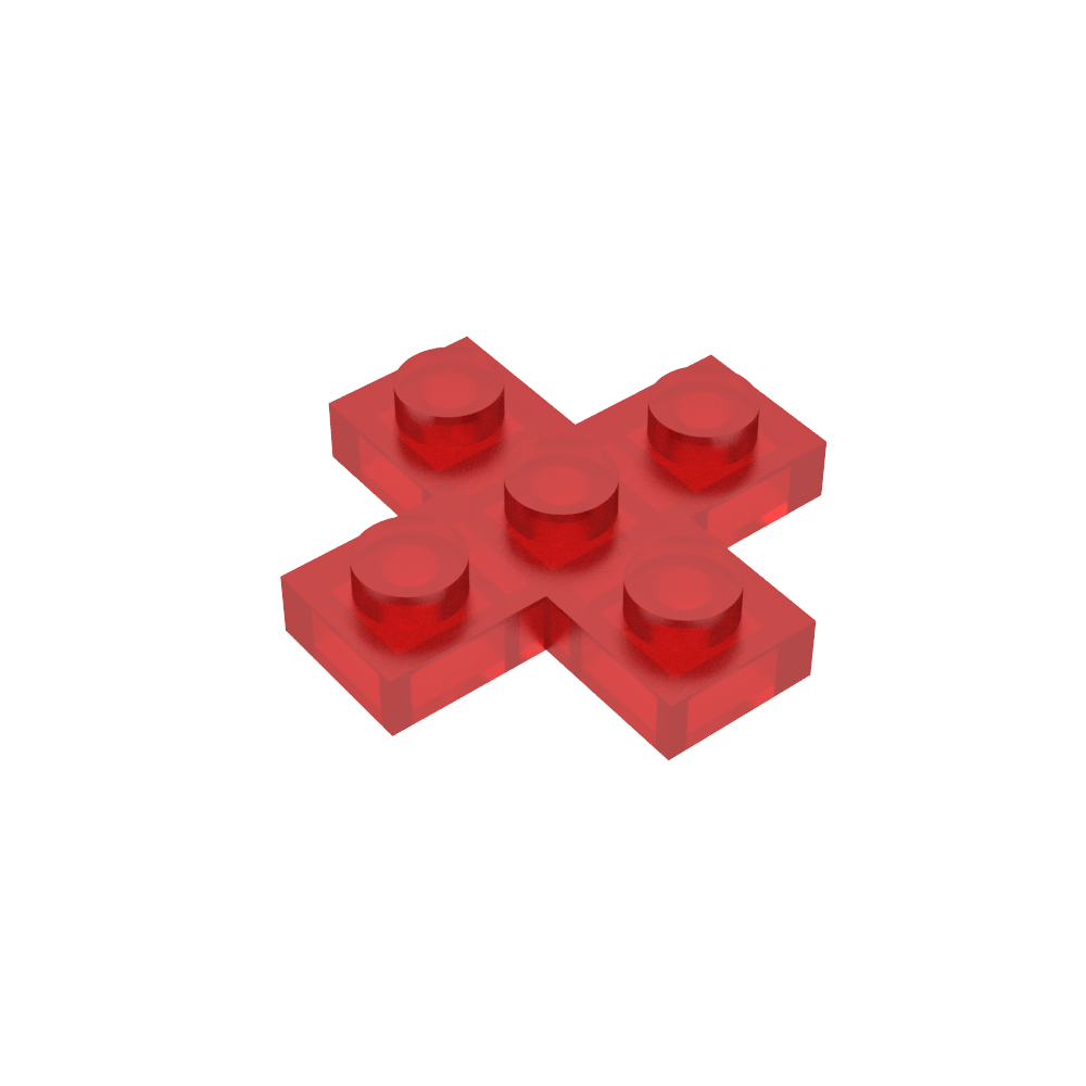 Placa 3 x 3 Cruz-MyGobricksEs