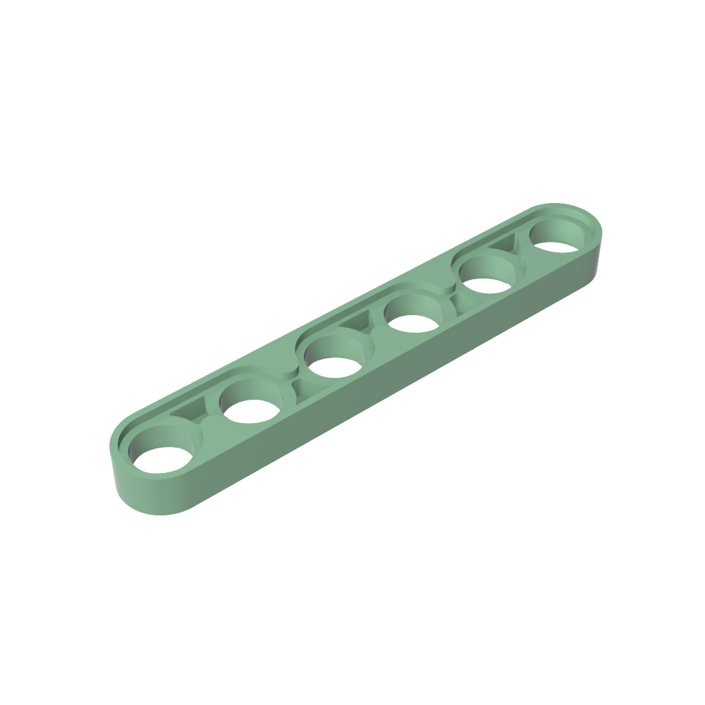 Viga técnica 1 x 6 delgada-MyGobricksEs