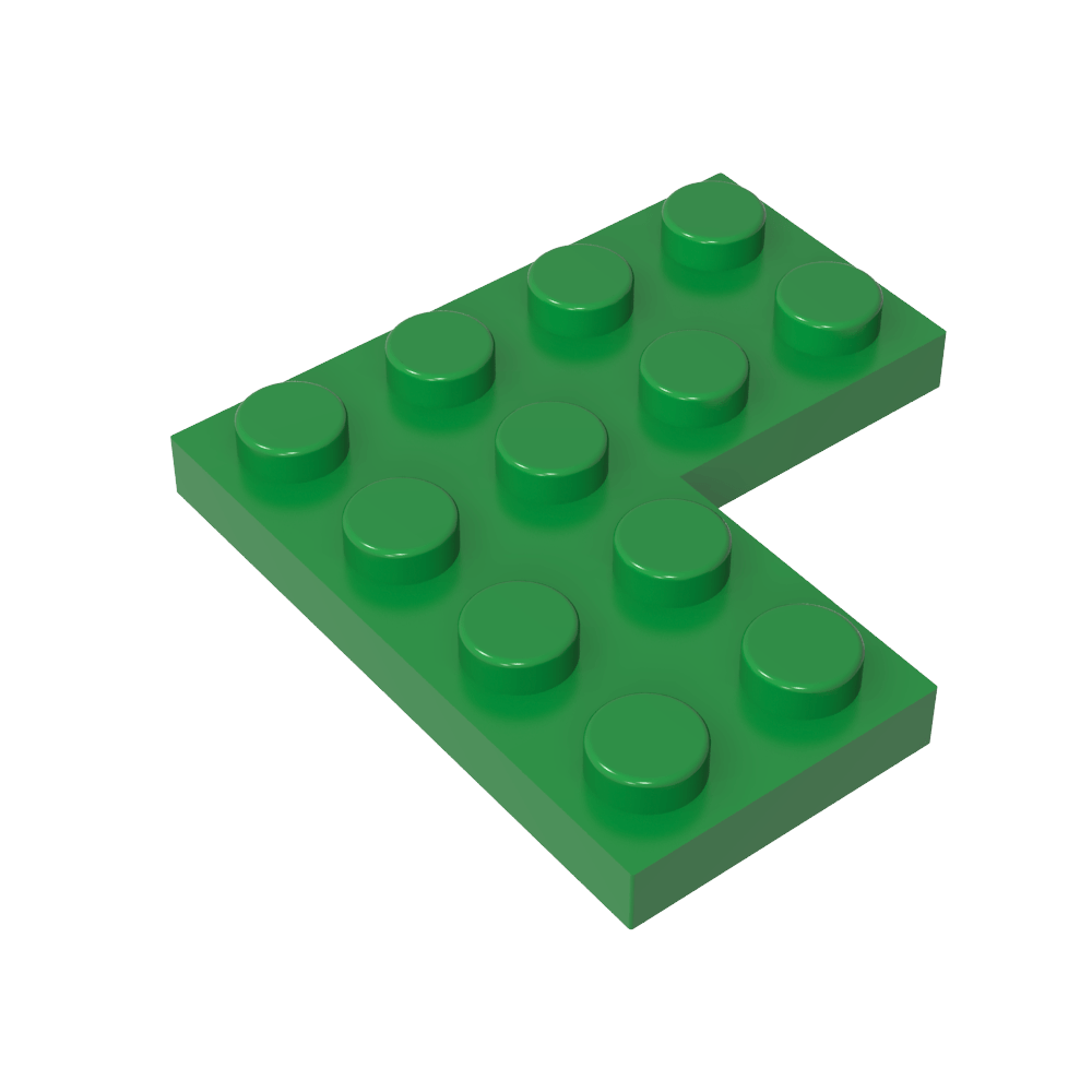 Placa 4 x 4 Esquina-MyGobricksEs