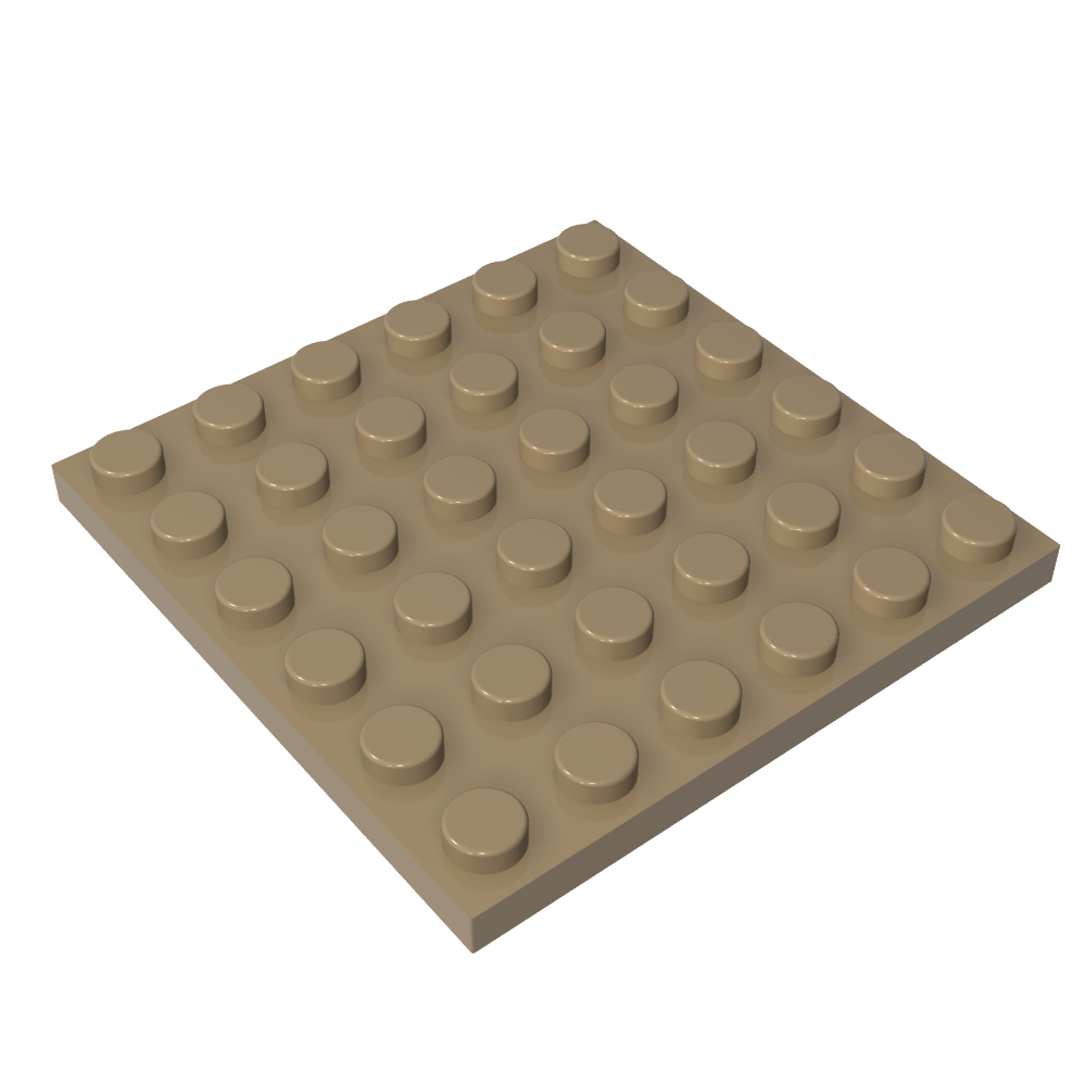 Placa 6 x 6-MyGobricksEs