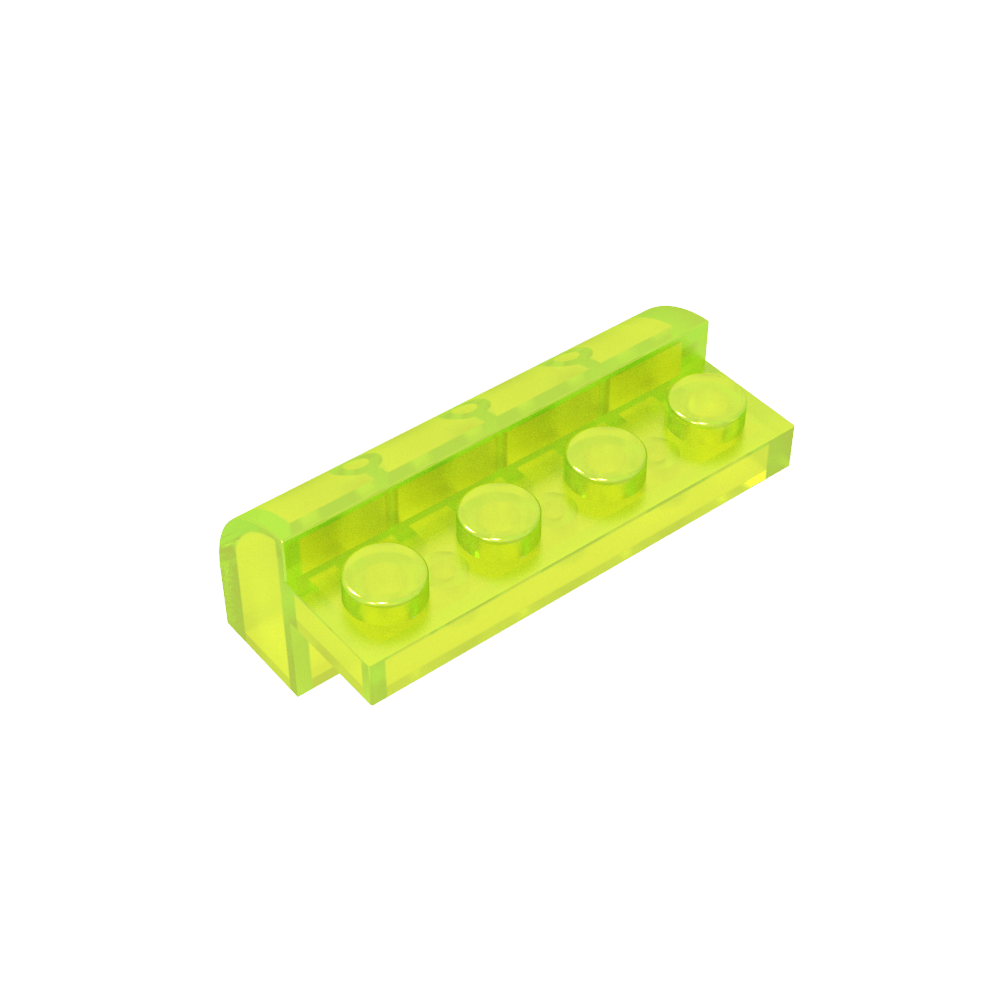 Ladrillo curvo 2 x 4 x 1 1/3 con parte superior curva-MyGobricksEs